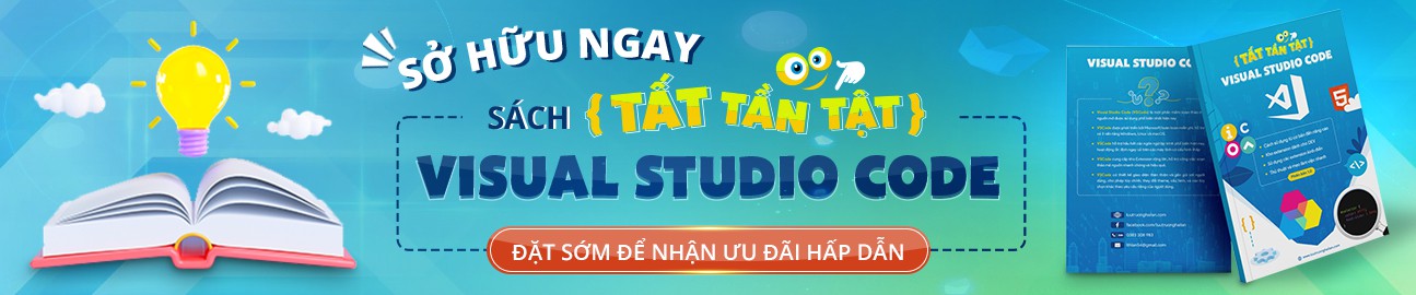Sách tất tần tật Visual Studio Code ZendVN - Học lập trình Online & Offline